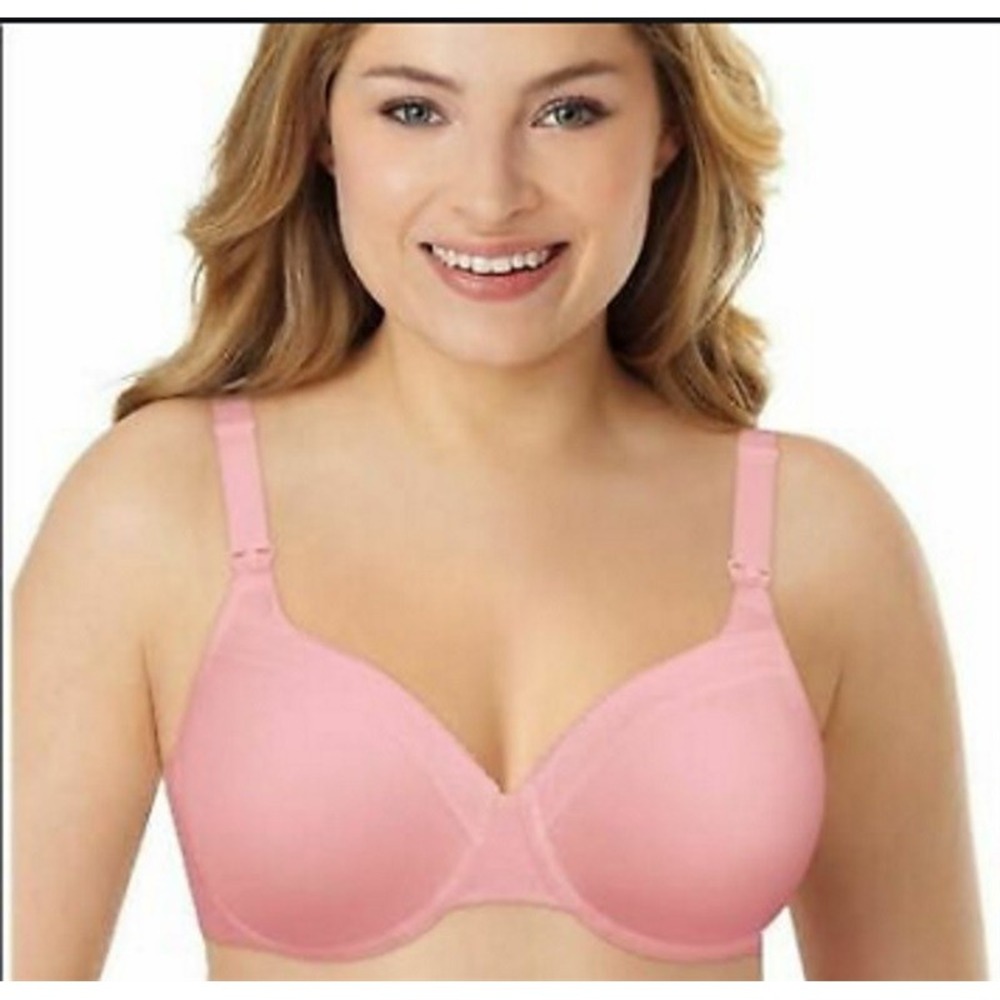 NWOT Playtex 42B/C Maternity Nursing Shaping Foam Underwire Bra 4959 Pink 132352